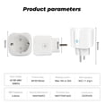 thumbnail image 4 of Tuya WiFi Smart Plug Control de voz para sala de estar Estudio Dormitorio (16A Blanco) Likrtyny Para estrenar, 4 of 9
