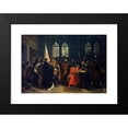 thumbnail image 2 of Stefano Ussi 14x11 Black Modern Framed Museum Art Print Titled - Expulsion of the Duke of Athens (1860), 2 of 5