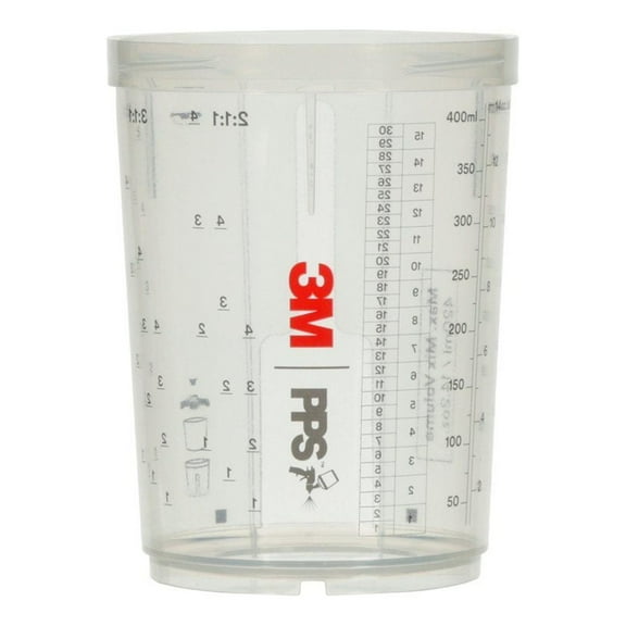 3M PPS Series 2.0 Cup, 26122, Midi (13.5 fl oz, 400 mL), 2 cups per carton