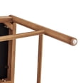 thumbnail image 5 of New Pacific Direct Donna Faux Leather Rattan Counter Stool in Brown (Set of 2), 5 of 9