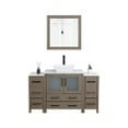 thumbnail image 6 of Vanity Art 54" Single Sink Freestanding Bathroom Vanity Set with Engineered Marble Top and Mirror, 6 of 9