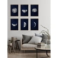 thumbnail image 2 of Awkward Styles Astronomy Lovers Set of 6 Poster Phases of the Moon Art Perfect Gift for Astronomy Lovers Moon Room Art Space Wall Universe Poster, 2 of 3