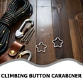 thumbnail image 3 of RUNROTOO 20Ud Clip Carabiner En Forma De Estrella Con Mecanismo De Resorte Para Camping, 3 of 8