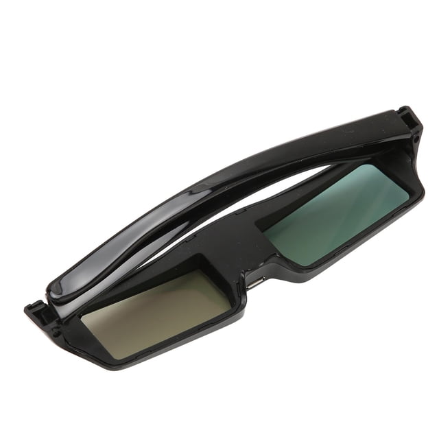 DLP 3D Glasses, USB Rechargeable 144Hz Active Shutter For All DLP Link 3D Projectors, Universal 3D Goggles For Mainstream DLP Projectors, One Button Switching
