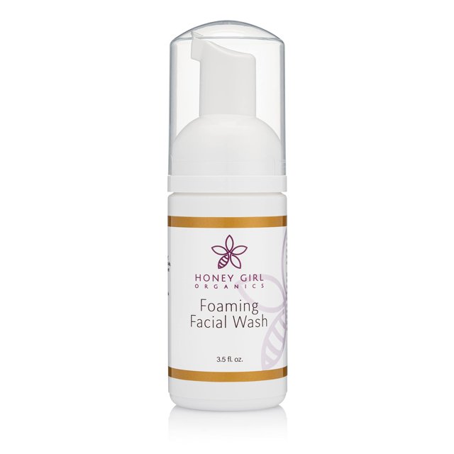Jabón facial espumoso Honey Girl Organics 3.5 fl oz