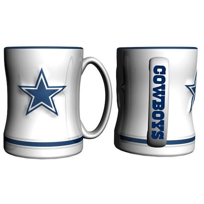 Dallas Cowboys Coffee Mug 14oz Sculpted Relief White Walmart Canada