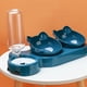 thumbnail image 4 of Cuenco de comida para gatos Greeniant inclinación de 15° protección de la columna vertebral azul oscuro, 4 of 6