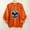 #4-Orange, variant on Patlollav Pntutb Womens Round Neck Halloween Day Sweatshirts Winter Long Sleeved Polyester Tops