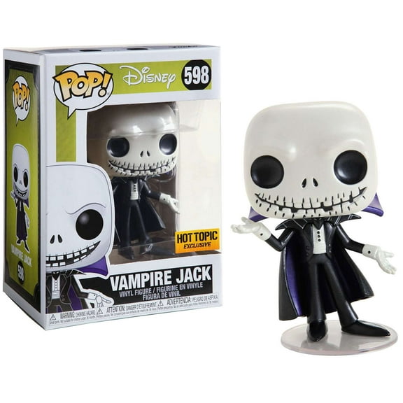 Nightmare Before Christmas Funko POP! Disney Vampire Jack Vinyl Figure (Metallic)