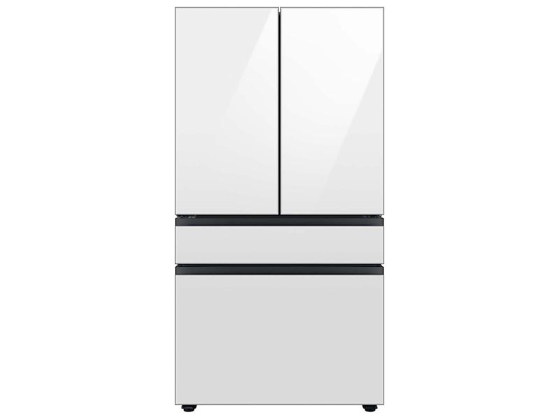Samsung RF23BB860012 23 Cu. Ft. Bespoke White Glass Counter Depth 4-Door French Door Smart Refrigerator