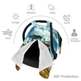 thumbnail image 3 of Car Seat Cover Baby - Green Tractor Field Breathable Infant Car Seat Cover for Baby Carseat, Lightweight Comfort Baby Essentials Must Haves Newborn Stuff for Girl Boy, 3 of 7