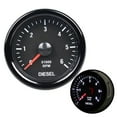 thumbnail image 3 of Mosiee 52Mm Diesel Engine Electrical Gauges: 0-6000 Rpm Dashboard Readout, 3 of 7