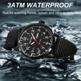 thumbnail image 3 of Findtime Men's Watch Military Analogue Watches Waterproof Sport Wristwatch Luminous Tactical Watches Causal Quartz Wrist Watch for Men Nylon Velcro Strap, 3 of 6