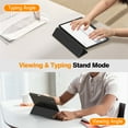 thumbnail image 6 of Fintie Case for iPad Pro 11-inch M4 (2024 Model), Lightweight Stand Case with Translucent Frosted Back Cover, Black, 6 of 8