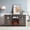 Gray, variant on laibo Fireplace TV Stand for 65 Inch TV, Modern Farmhouse Rustic TV Cabinet with 18'' Electric Fireplace, Entertainment Center Television Console Table with Glass Barn Doors for Living Room, White