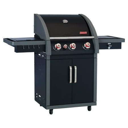 Century Propane - Coleman XTR3 3 Burner Black Cart Grill