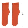 thumbnail image 6 of Eoperou 1 Pair Women Summer Socks Thin Anti-slip Solid Color High Elasticity Soft Sweat Absorption Breathable Yoga Summer Mid Tube Socks Women Footwear, 6 of 8