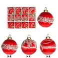 thumbnail image 1 of Juego de Adornos Navideños de Terciopelo y Cristal de 6 Cm | 12 Piezas de Lujosas Decoraciones Navideñas para El Árbol de Navidad - Zar251020001B, 1 of 5