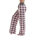 thumbnail image 2 of Just Love Women Buffalo Plaid Pajama Pants Sleepwear (Pink Charcoal Buffalo Plaid, Medium), 2 of 3