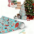 thumbnail image 5 of PuSpu Christmas Wrapping Paper 67 Christmas Gift Wrapping Paper Distinctive Holiday Gift Packaging, 5 of 6