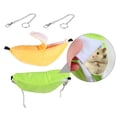 thumbnail image 3 of OULII 2Set Small Animal Hammocks Sleeping Cotton Yellow for Indoor Use, 3 of 8