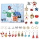 thumbnail image 1 of Calendario de Adviento de Navidad, pendientes y collares DIY, calendario de cuenta regresiva de 24 días, conjunto de joyas para mujeres y niñas, 1 of 6