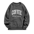 thumbnail image 2 of Womens Fall Clothing Plus Size Hoodless Crewneck Long Sleeve Easter's Day Printed Sweatshirts Dark Gray S, 2 of 3