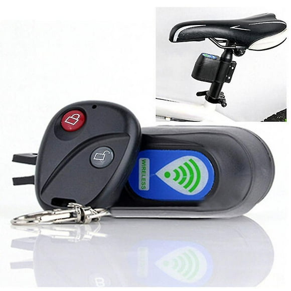 QUETO Système de sécurité de vélo de bicyclette de serrure d'alarme sans fil avec la télécommande antivol 1PCS
