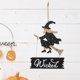 thumbnail image 5 of Bruja De Calabaza De Madera, Adorno Colgante, Arte De Pared Para Decoración De Halloween seitruly HA043585-02, 5 of 6