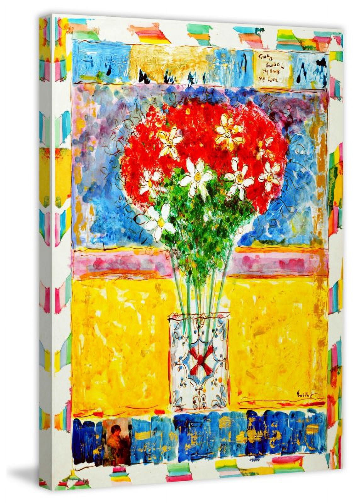 Marmont Hill "Beloved Bouquet Version 2" by Wayne Ensrud Painting Print on Canvas