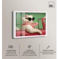 thumbnail image 2 of Glamorous Ride Shadowbox Print Cats Art by Art Remedy, White Frame, 30 x 24, 2 of 6