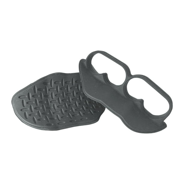 2 almohadillas para barra de levantamiento de pesas, ligeras y antideslizantes. Gris