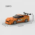thumbnail image 5 of Racing Car City Speed Champions Fast and furious MK4 Supra Building Blocks MOC Super Racers Vehicle Technique Bricks Kids Toys, 5 of 7