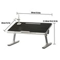 thumbnail image 6 of Height & Angle Adjustable Laptop Bed Tray, Portable Lap Desk with Foldable Legs, Foldable Laptop Stand for Sofa, Couch, Bed Use, Ergonomic Workstation, 6 of 8