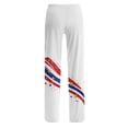 thumbnail image 5 of Women's Independence Day Pajama Pants Soft Breathable Wide Leg Loose Fit Daily Loungewear, 5 of 5