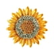 thumbnail image 1 of Zhuge Broche de girasol con diamantes de imitación y flores amarillas, broche de cristal esmaltado, broche de abrigo con amuleto de flor de sol para mujer, 1 of 5