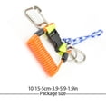 thumbnail image 4 of Wweixi 1/2/3 Diving Spring Rope Sturdy Convenient Reliable Flexible Fix Accessory Anti-lost Ropes Loss Proof Strap Safe Fixators for Cameras Orange 1 Pc, 4 of 6