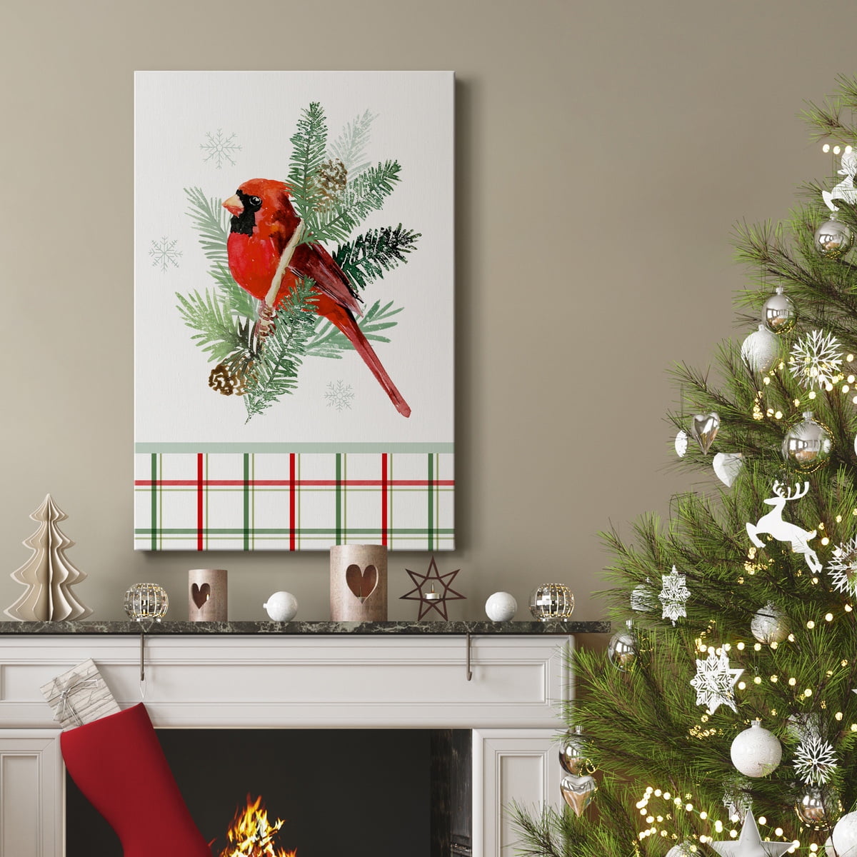 Winter Visitor Collection B- Gallery Wrapped Canvas