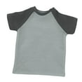 thumbnail image 4 of 1/6 Men Short Sleeve T Shirt Handmade Doll Clothes for 12" Dress up Figures Gray, 4 of 8
