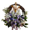 thumbnail image 2 of Easter Front Door Wreath Door Hanging Decorative Wreath Artificial Flower 50cm, 2 of 8
