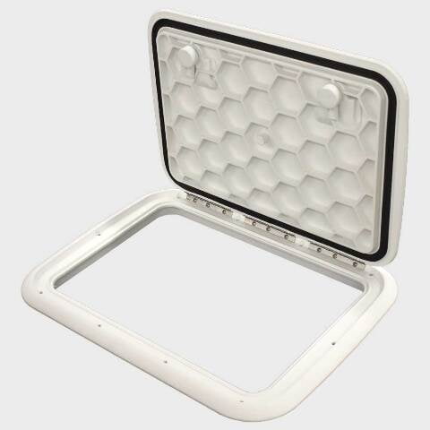 Jim Black Boat Deck Hatch 581-1317-05 | 13 x 17 Inch Polar White