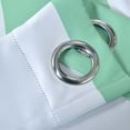 thumbnail image 3 of BalsaCircle 52" x 84" Mint Green Cabana Stripe Curtains Drapes Panels Grommet Window Treatments Decorations, 3 of 8