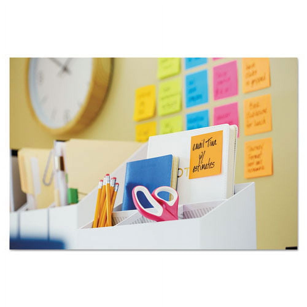 Pads in Energy Boost Collection Colors, 3" x 3", 90 Sheets/Pad, 5 Pads/Pack | Bundle of 10 Packs