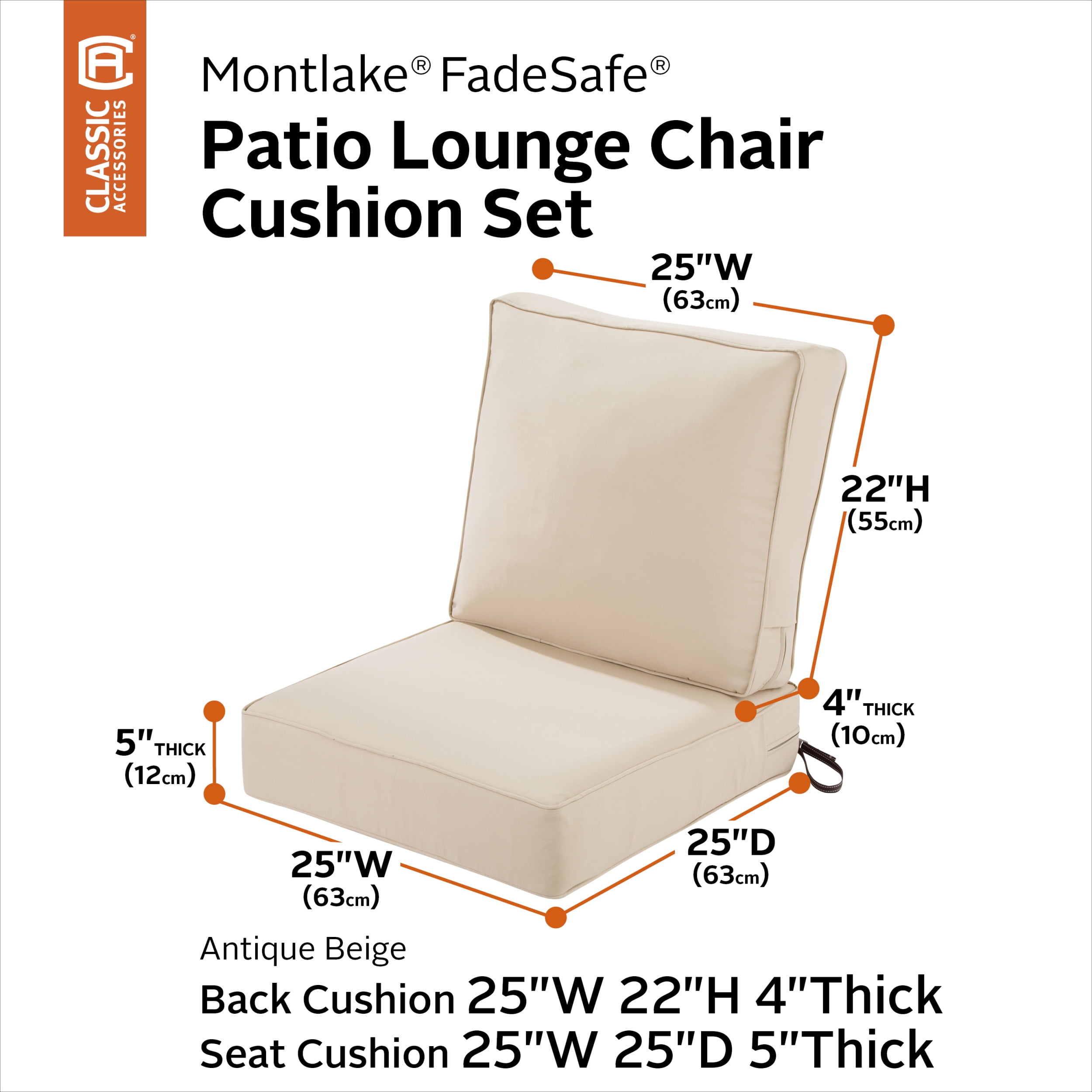 LOUNGE CUSHION SET - FRENCH