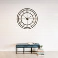 thumbnail image 2 of Hermle 45" Black and Gold Round Gallery Wall Clock, 2 of 2