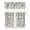 Starfish, variant on Set of 3 Space and Galaxy Kitchen Curtains, Cute Celestial Star Constellation Tier Curtains with Valance, Moon and Stars Semi-Sheer Rod Pocket Panels