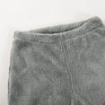 thumbnail image 6 of Men's Fuzzy Plush Flannel Pajama Pants, Fleece Fluffy Pj Pants for Men, Warm Winter Cozy Lounge Sleepwear Bottoms Size XL Gray, 6 of 8