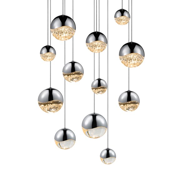 Sonneman Lighting SON-2917.01-AST 12-Light Round Assorted LED Pendant