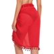 thumbnail image 3 of Mujer Playa Vestido Ropa Pareo Cover Up Encaje Media Falda, 3 of 5