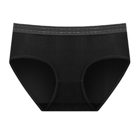 

Orchip Women s Ribbed Panties Hollow Striped Waisband Stretch Briefs，#12